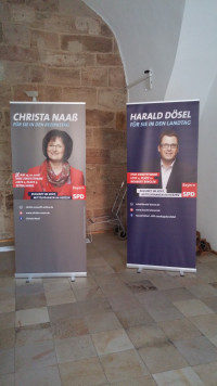 Christa Naaß und Harald Dösel - für sie die Zweitstimme aus dem Stimmkreis Ansbach Nord