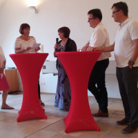 Unsere Kandidatinnen und Kandidaten: v.l.n.r.: Petra Hinkl, Christa Naaß, Norbert Ringler und Harald Dösel